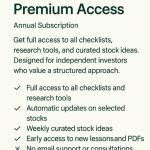 Premium Access – Annual Subscription
